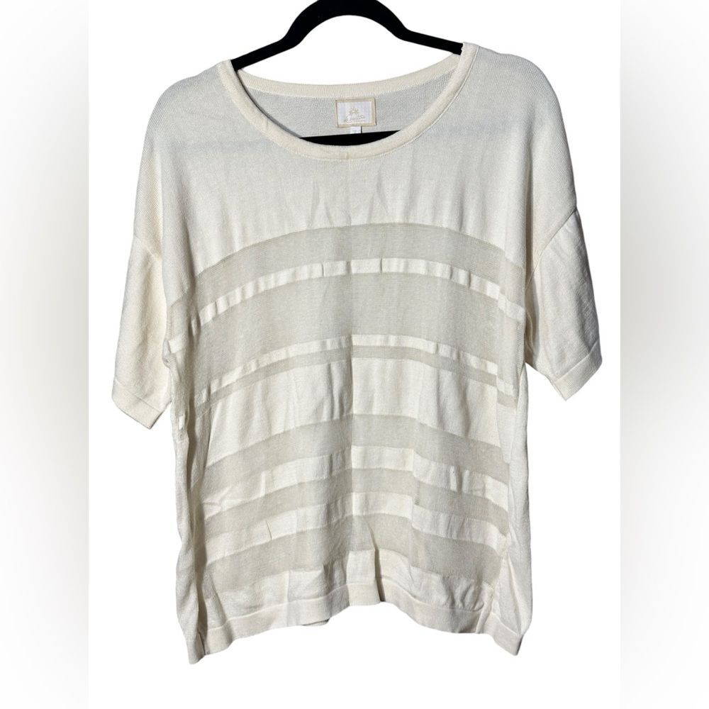 La Martina Buenos Aires Argentina Short Sleeve Lightweight Sweater Sz 2